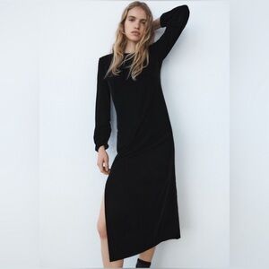 NWT Zara Velvet Dress